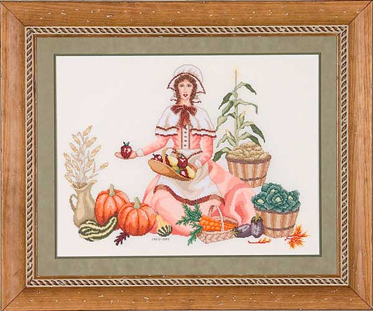 Glendon Place The Maiden of the Harvest GP-102 cross stitch pattern