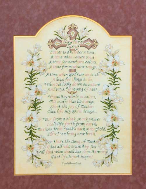 Glendon pPlace Easter’s Song GP-108 Easter cros stitch pattern