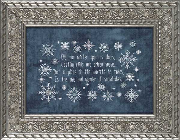 Glendon Place Ode to Snowflakes GP-116 christmas cross stitch pattern