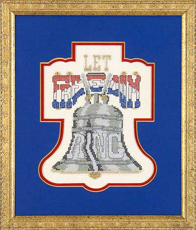 Glendon Place Let Freedom Ring GP-125 4th of July patriotic  cross stitch pattern