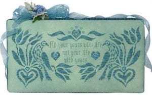 Glendon Place Words of Wisdom About Life GP-135 cross stitch pattern