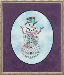 Glendon Place Gentleman Frost GP-140 snowman cross stitch pattern