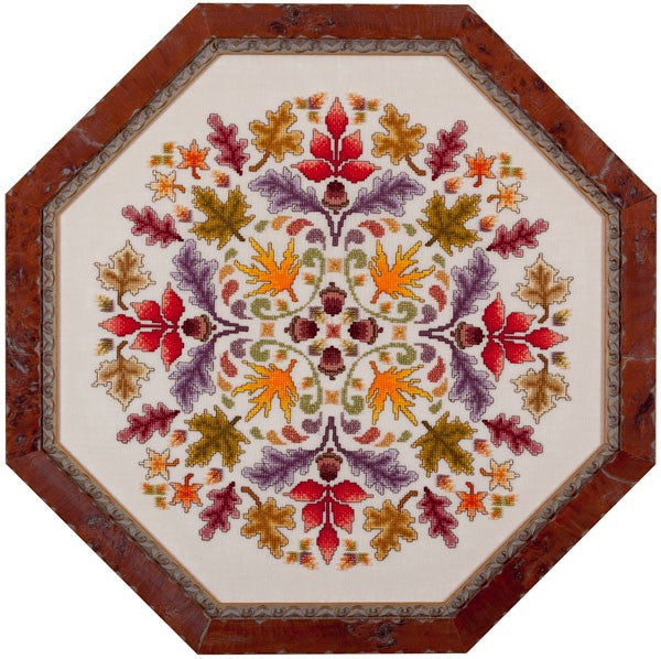 glendon place Midnight on Autumn ala Round cross stitch pattern