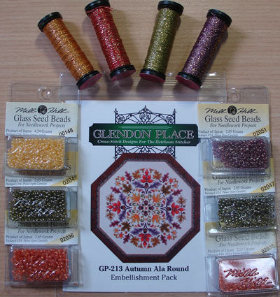 Glendon Place Autumn Ala Round GP-213 Embellishment Pack