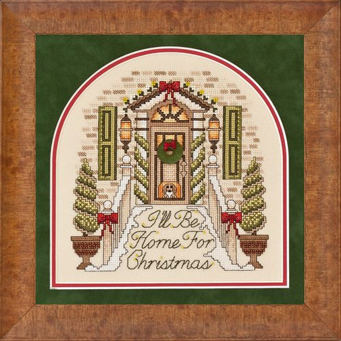 Glendon Place I'll Be Home For Christmas GP-240 cross stitch pattern