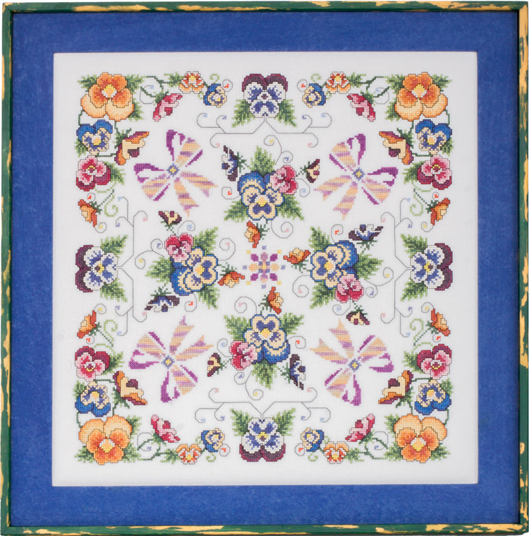Glendon Place Violaceae GP-262 flower cross stitch pattern