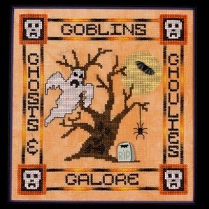 Glendon Place Goblins, Ghosts & Ghoulies GP-158 halloween cross stitch pattern