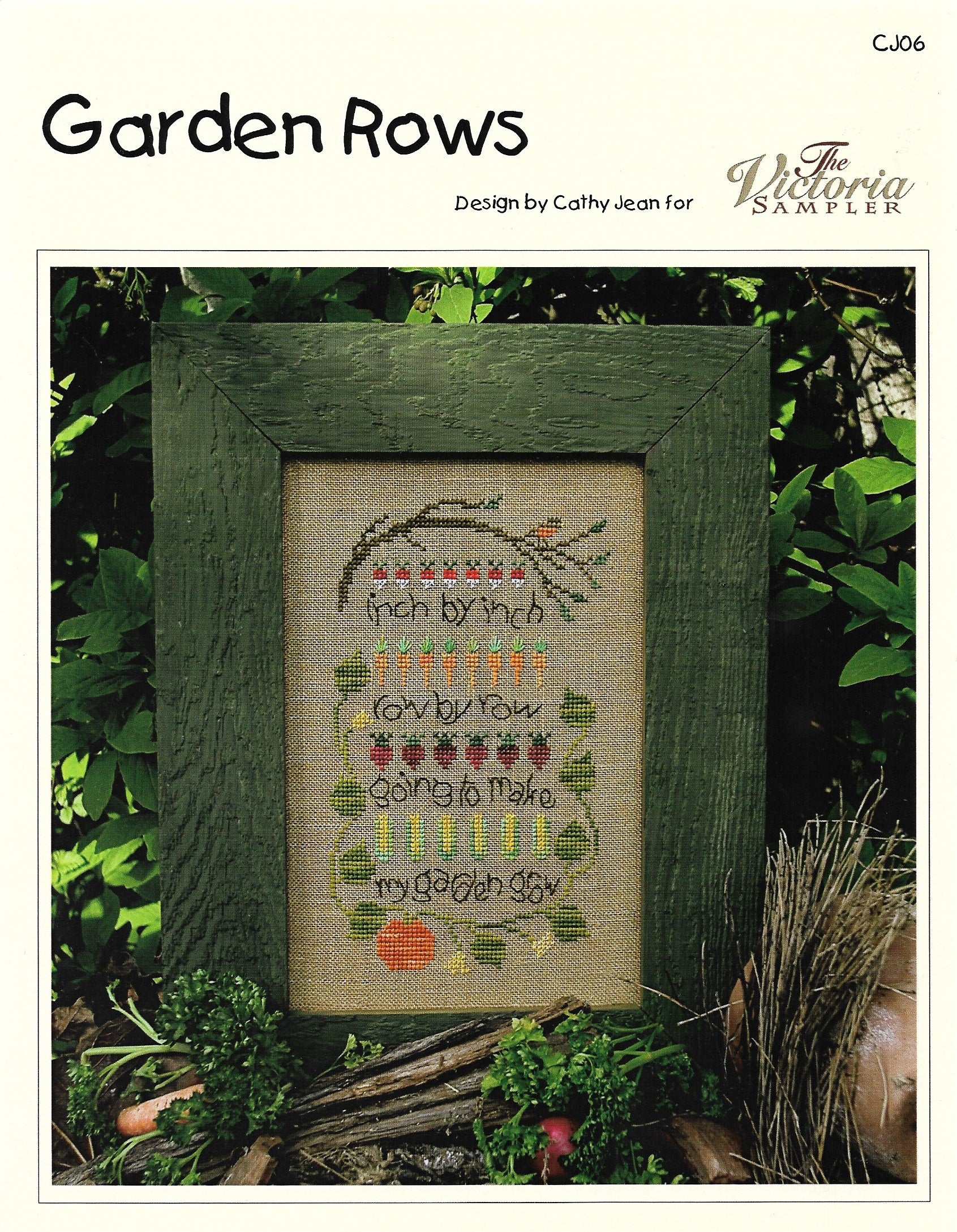 Victoria Sampler Garden Rows CJ06 cross stitch pattern