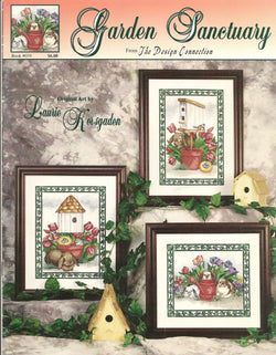Design Connection Garden Sanctuary cross stitch pattern
