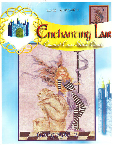 Enchanting Lair Gargoyle 2 fantasy cross stitch pattern