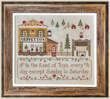 Little House Needleworks Geppetto's cross stitch pattern
