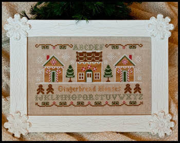 Country Cottage Needleworks Gingerbread Houses cross stitch pattern