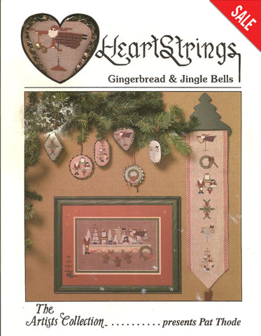 Heartstrings Gingerbread & Jingle Bless christmas cross stitch pattern