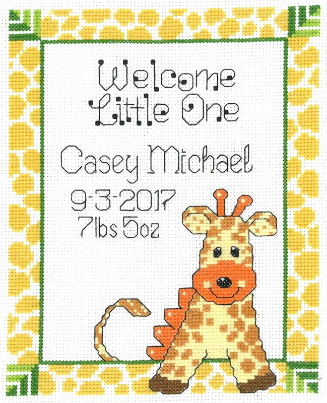 Imaginating Giraffe Baby 3142 cross stitch pattern