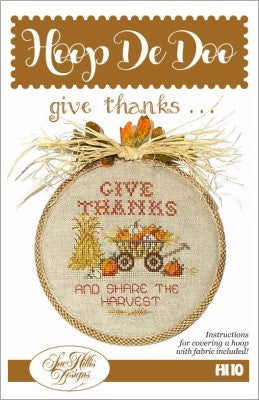 Sue Hillis Give Thanks H110 thanksgiving cross stitch pattern