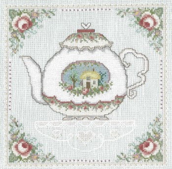 Imaginating Grandmother's Teapot 3373 cross stitch pattern