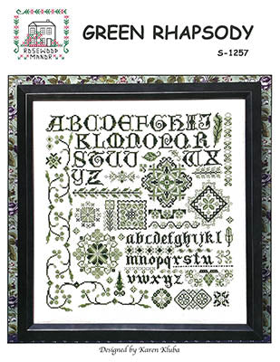 Rosewood Manor Green Rhapsody S-1257 cross stitch pattern