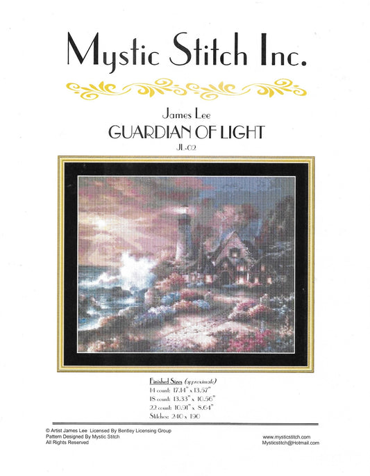 Mystic Stitch Guardian of Light JL-02 cross stitch pattern