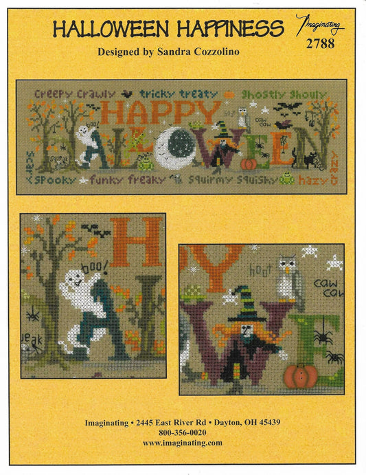 Imaginating Halloween Happiness 2788 halloween cross stitch pattern