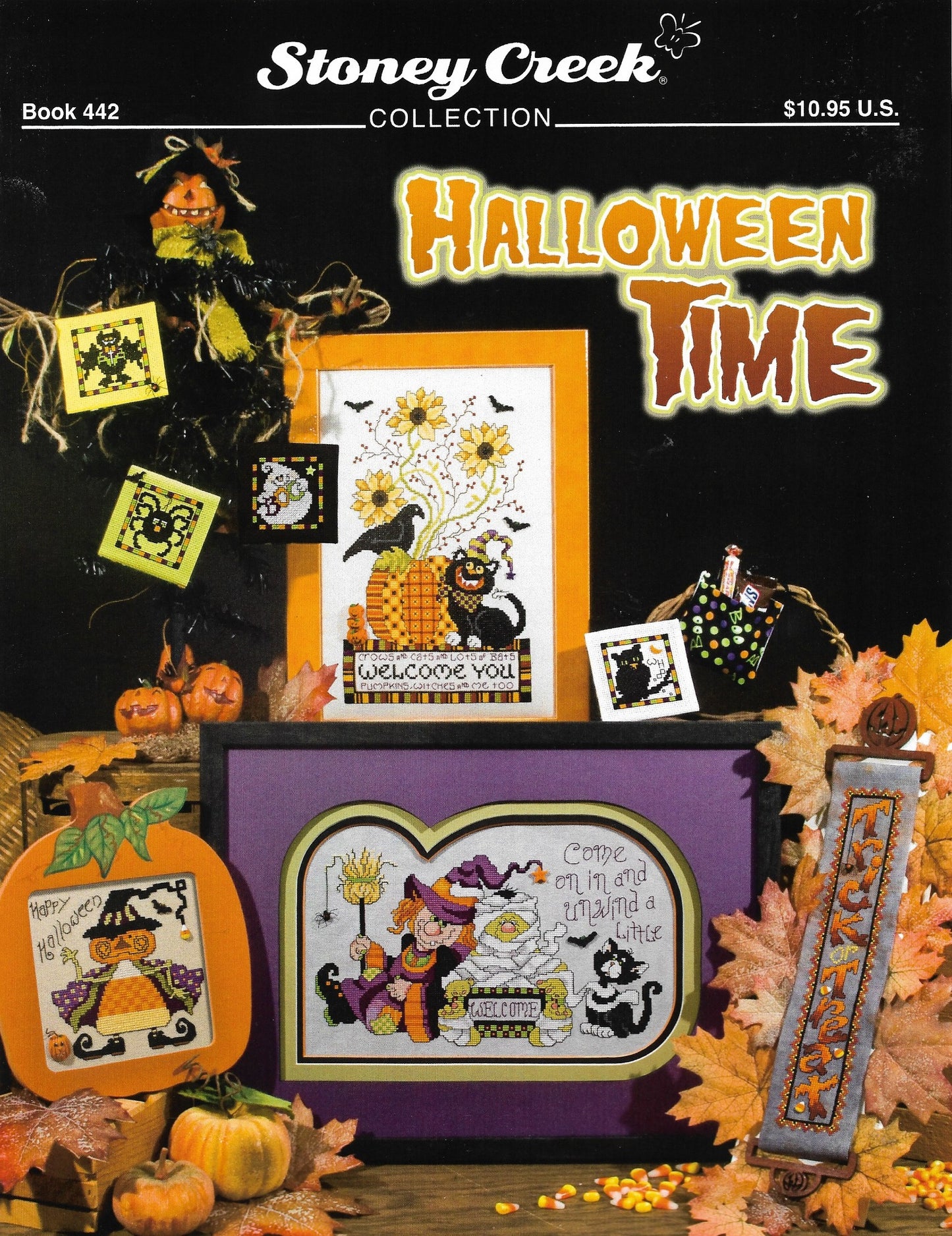 Stoney Creek Halloween Time BK442 cross stitch pattern