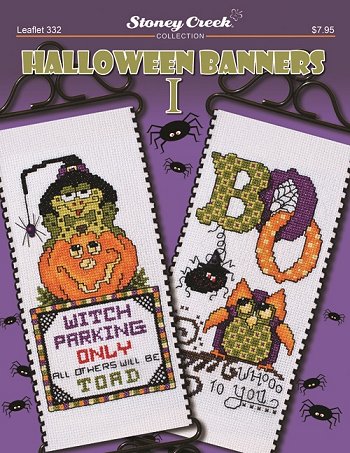 Stoney Creek Halloween Banners I LFT332 cross stitch booklet