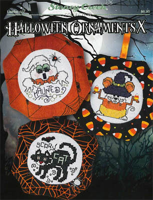 Stoney Creek Halloween Ornaments X LFT466 cross stitch pattern