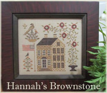 The Scarlett HouseHannah's Brownstone cross stitch pattern