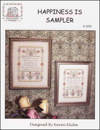 Rosewood Manor Happiness Is Sampler S-1133 cross stitch pattern