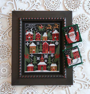 Prairie Schooler Happy Christmas PS190 cross stitch pattern