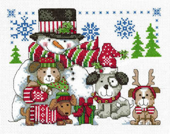 Imaginating Happy Howlidays 3298 Christmas cross stitch pattern