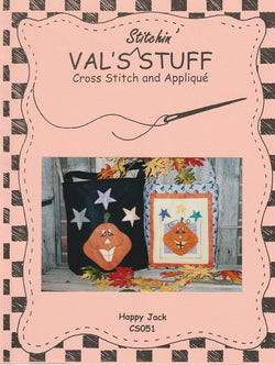 Val's Stuff Happy Jack CS051 cross stitch pattern