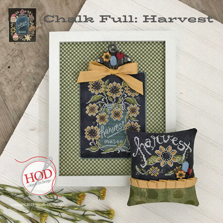 Hands on Design Harvest - Chalk Full cross stitch pattern
