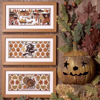 Prairie Schooler Harvest Time PS93 cross stitch pattern