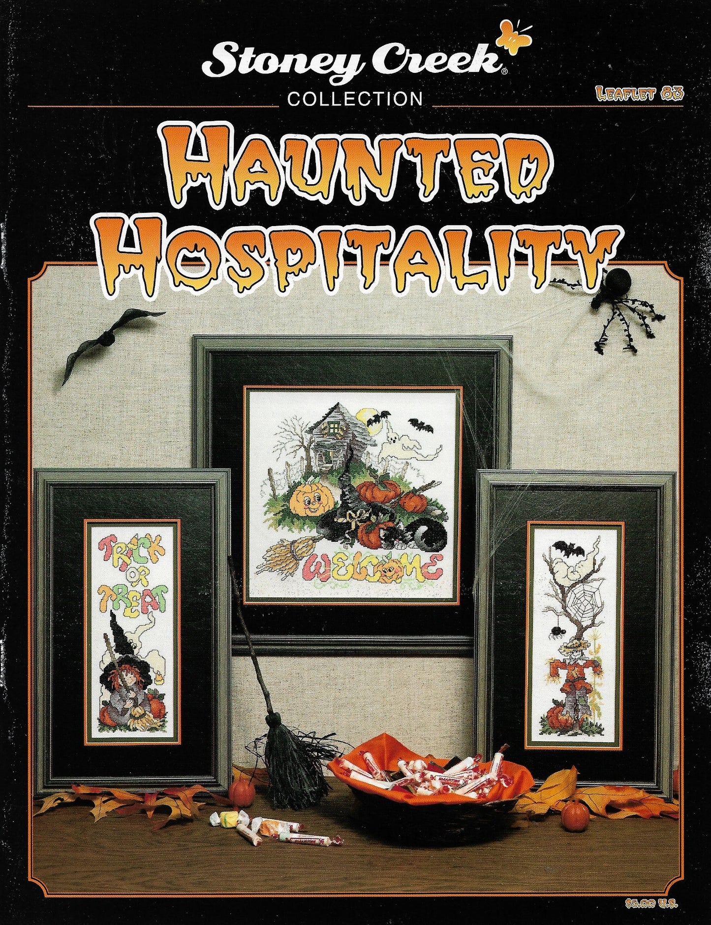 Stoney Creek Haunted Hospitality LFT83 cross stitch pattern