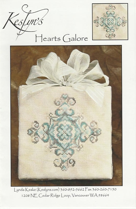 Keslyn's Hearts Galore cross stitch pattern