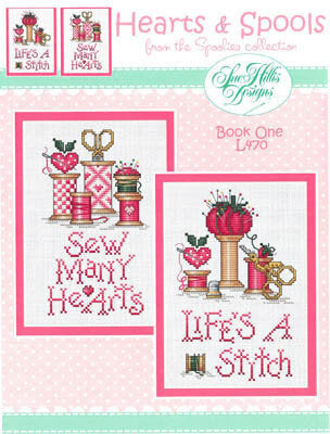 Sue hillis Hearts & Spools L470 cross stitch pattern