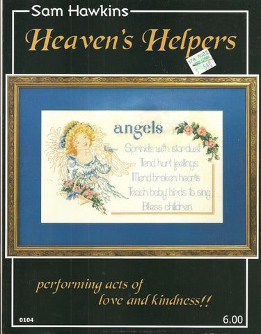Sam Hawkins Heaven's Helpers angel cross stitch pattern