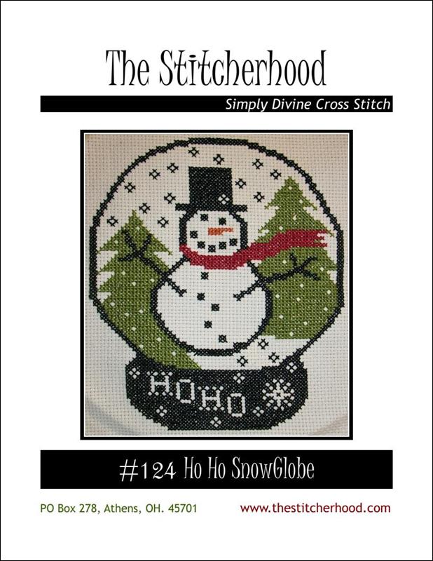 The Stitcherhood Ho Ho SnowGlobe christmas cross stitch pattern