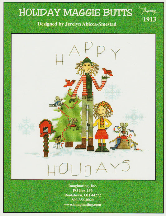 Imaginating Holiday Maggie Butts 1913 cross stitch pattern