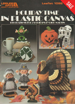 Leisure Arts Holiday Time in Plastic Canvas 1092 plastic canvas pattern