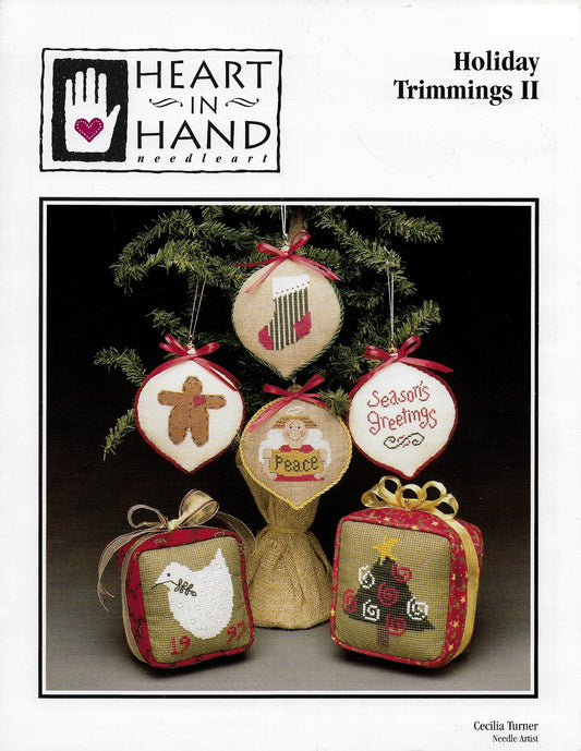 Heart in Hand Holiday Trimmings II christmas cross stitch pattern