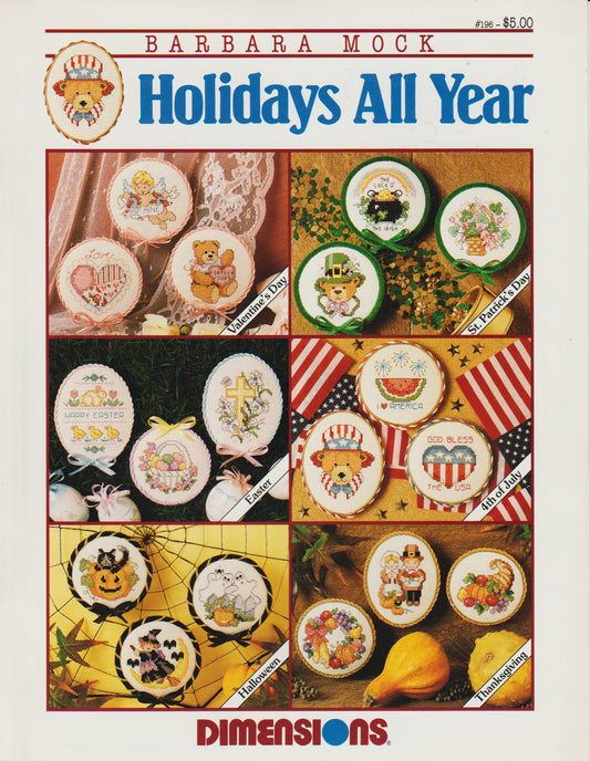 Dimensions Holidays All Year 196 cross stitch pattern