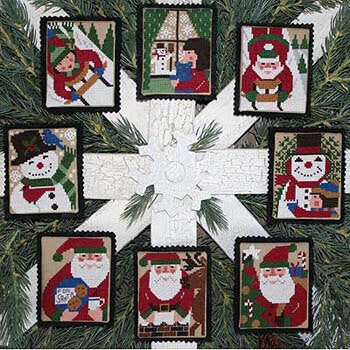 Prairie Schooler Holly Days PS157 christmas ornaments cross stitch pattern