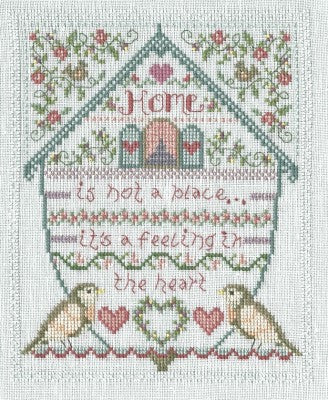 Imaginating Home In The Heart 3380 cross stitch pattern