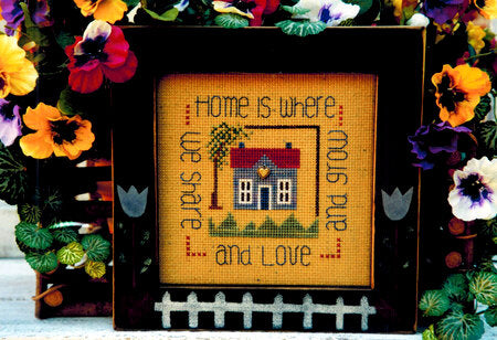 Lizzie Kate Home is Where We Share LK021 cross stitch pattern