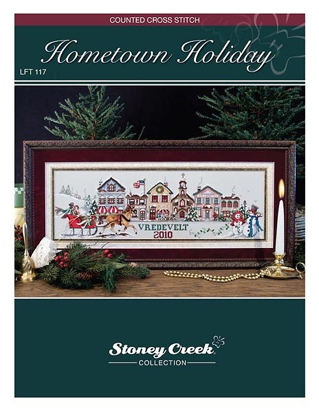 Stoney Creek Hometown Holiday LFT117 christmas cross stitch pattern