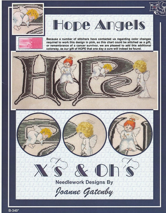 X's & Oh's Hope Angels B-340 cross stitch pattern