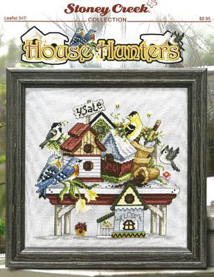 Stoney Creek House Hunters LFT547 bird cross stitch pattern