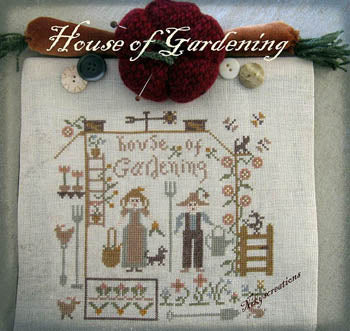 Nikyscreations House of Gardening cros stitch pattern