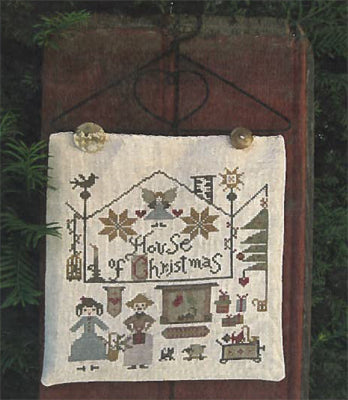 Nikyscreation House Of Christmas cross stitch pattern